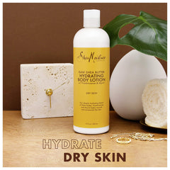 SheaMoisture label close-up highlighting fair trade shea butter and paraben-free formula