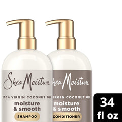 SheaMoisture pump detail emphasizing easy dispensing and convenience