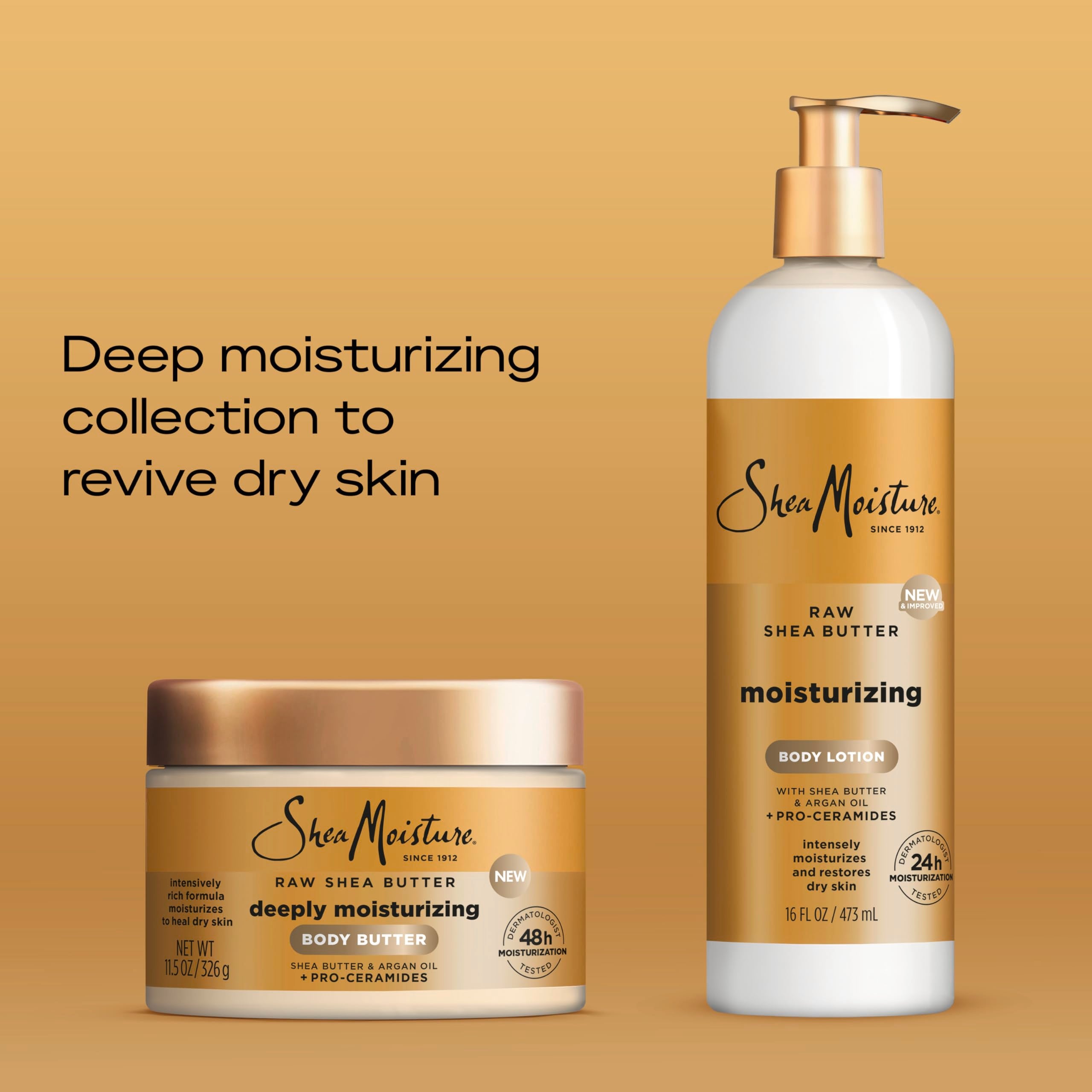 SheaMoisture pump being pressed into hand demonstrating mess-free application benefit