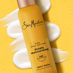 SheaMoisture body wash in bathroom setting illustrating everyday moisturizing routine benefit