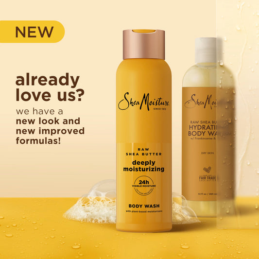 SheaMoisture pump dispensing gentle foam for effective cleansing and hydration