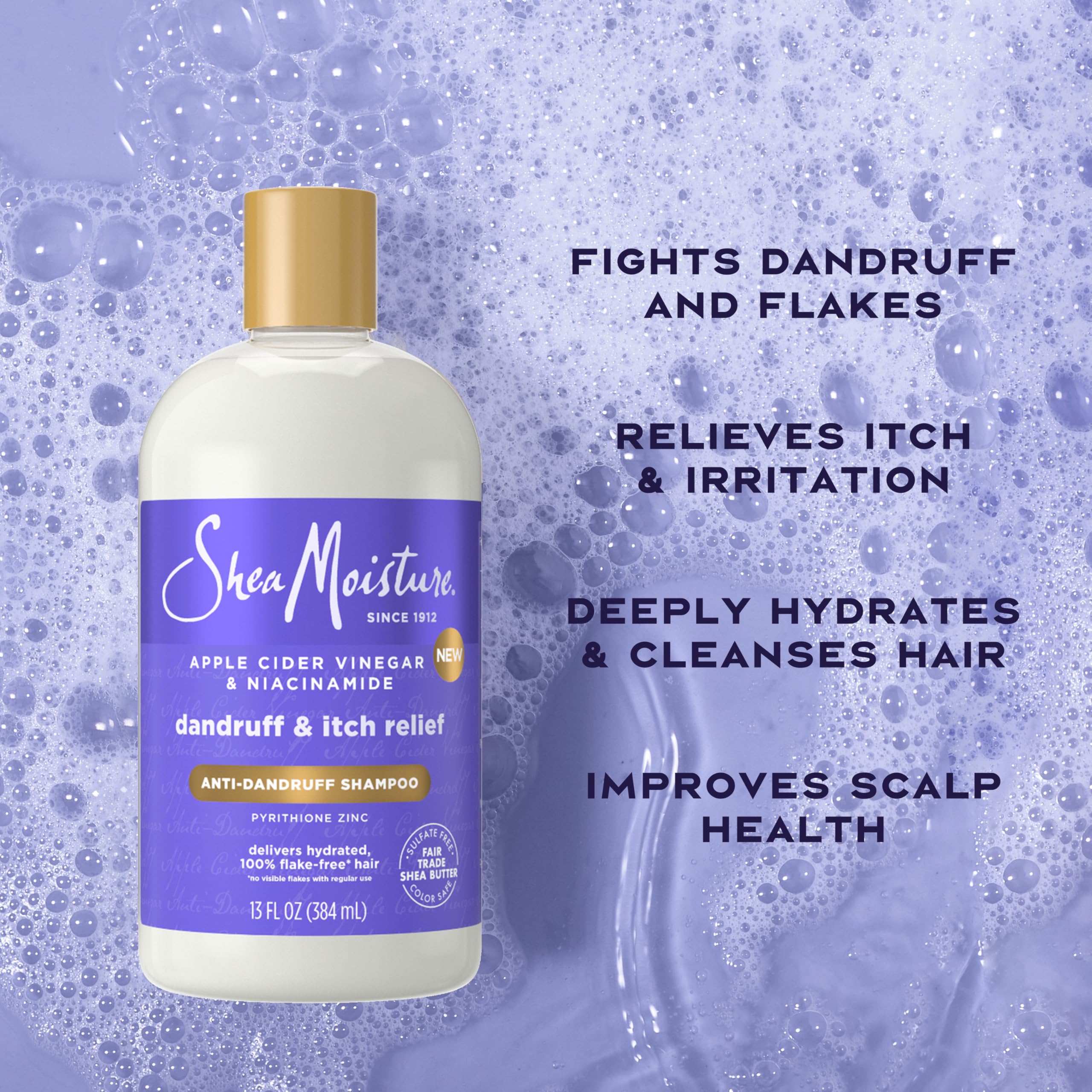 SheaMoisture creamy lather texture demonstrating effective cleansing benefit