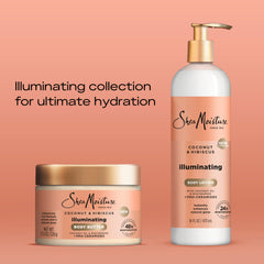 SheaMoisture 16 oz bottle in hand showing true size and portability for daily use