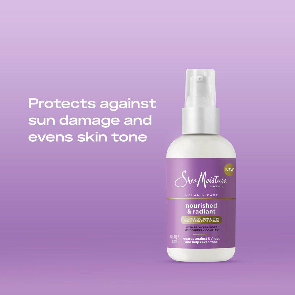 SheaMoisture texture swipe demonstrating lightweight, invisible finish