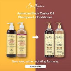 SheaMoisture flatlay of shea butter and castor oil highlighting ingredients
