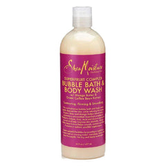 SheaMoisture front label showing bottle, benefits, and vibrant packaging