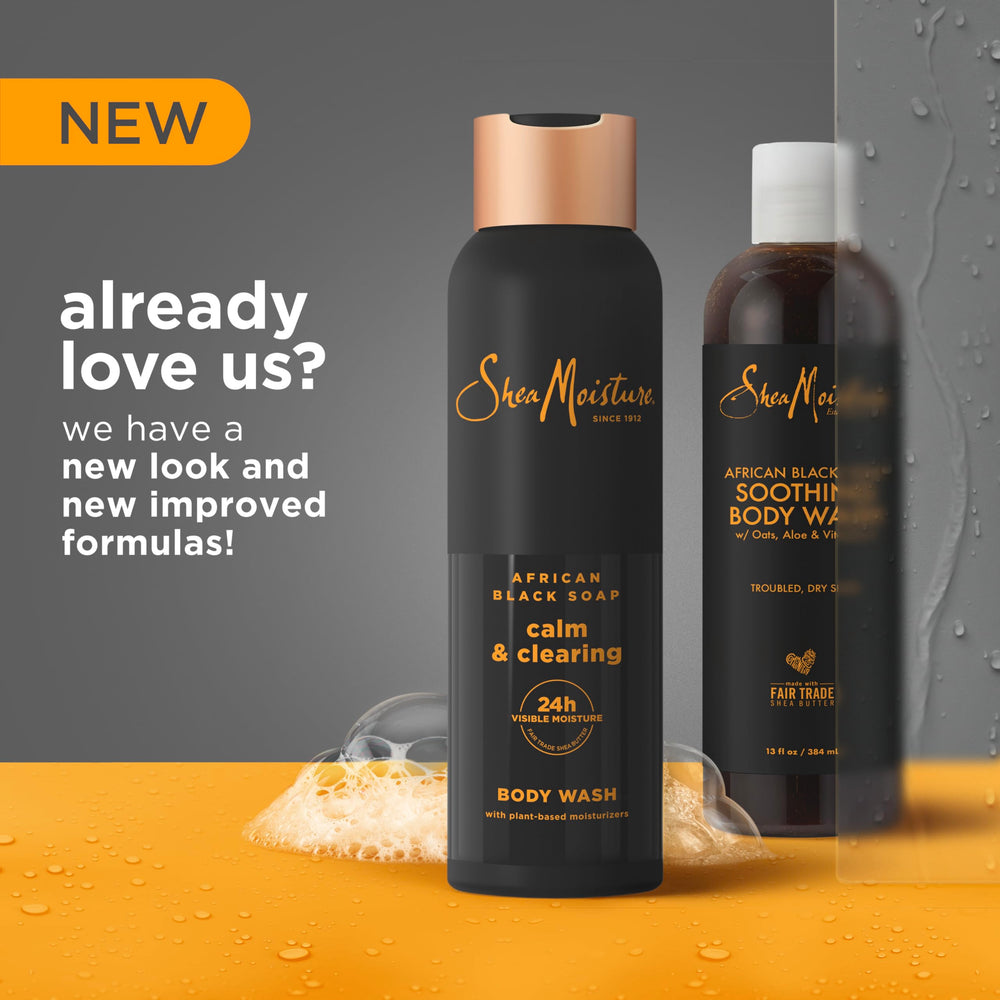 SheaMoisture texture close-up displaying creamy lather and soothing hydration