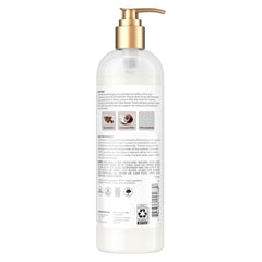 SheaMoisture creamy lotion texture close-up showing fast absorption benefit