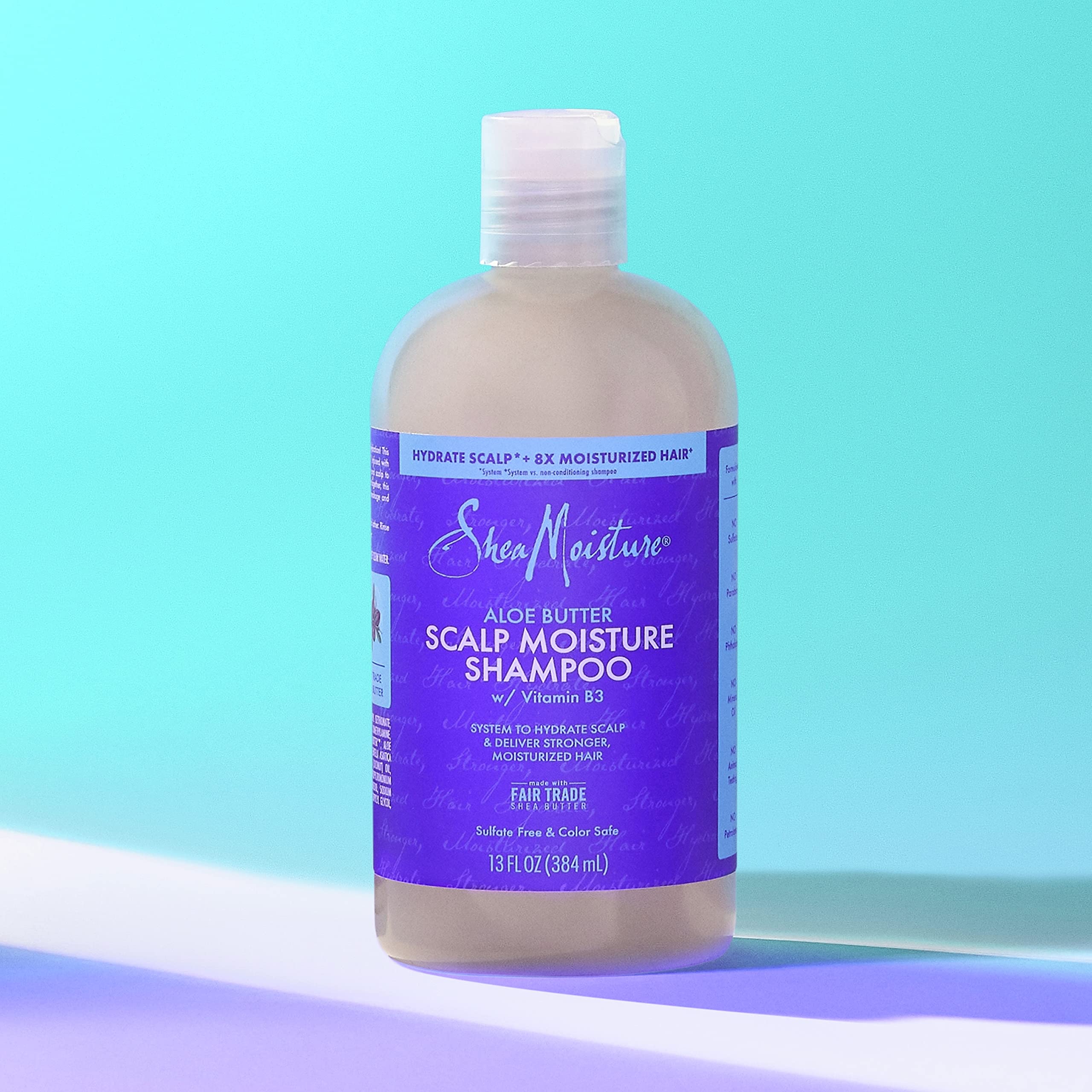 SheaMoisture creamy texture close-up depicting emollient-rich formula