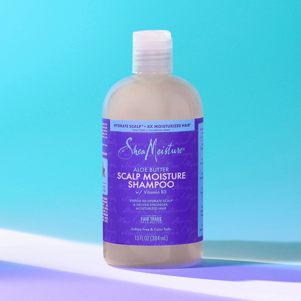 SheaMoisture creamy texture close-up depicting emollient-rich formula