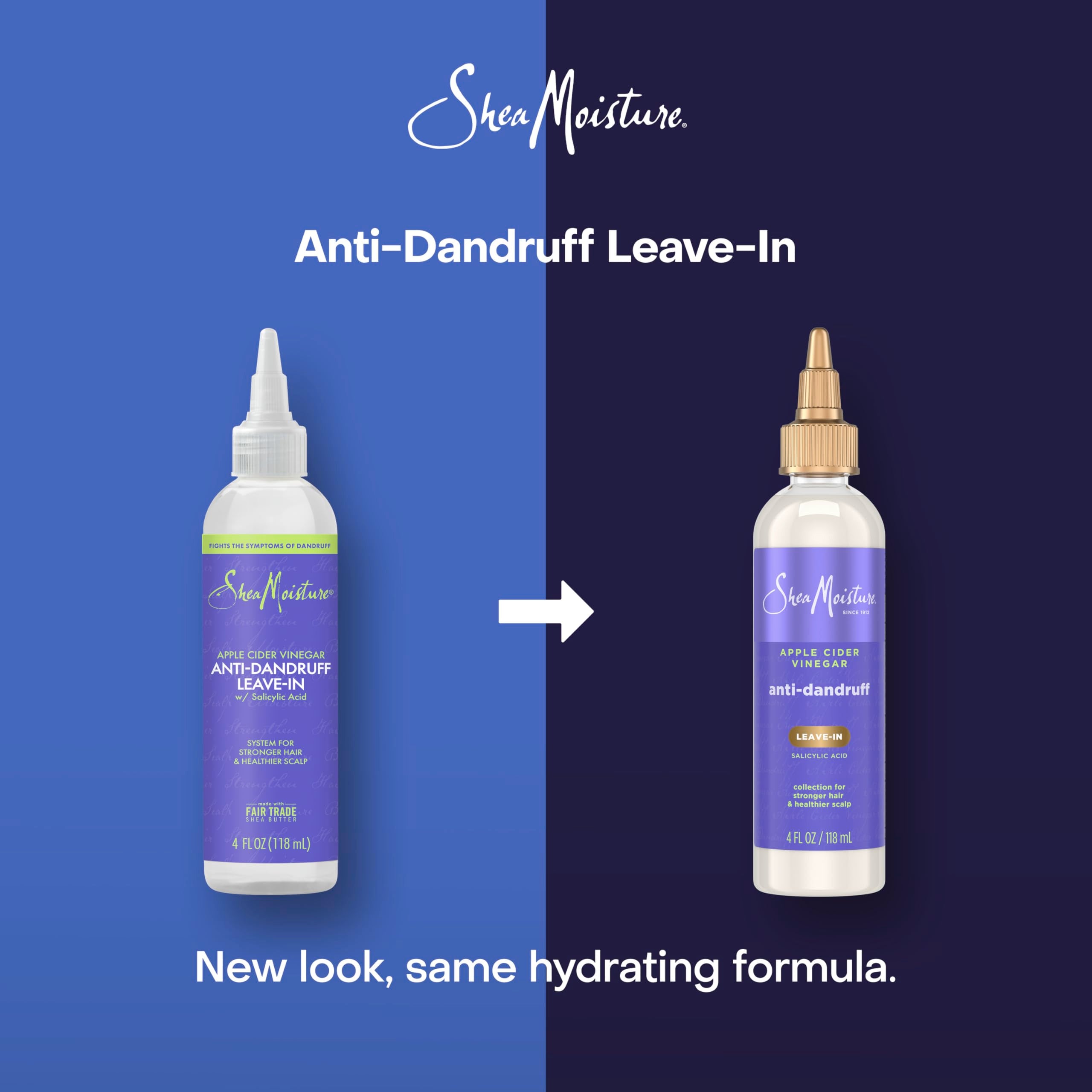 SheaMoisture texture drop on hand illustrating lightweight formula and quick absorption