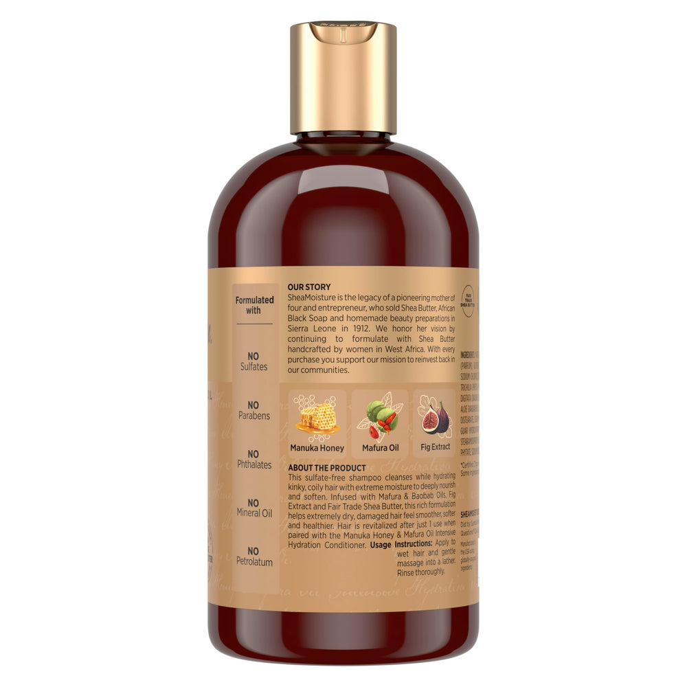 Shea Moisture creamy lather texture on palm demonstrating gentle cleansing and moisture