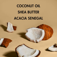 Shea Moisture oil drop texture close-up, shows lightweight fast-absorbing feel