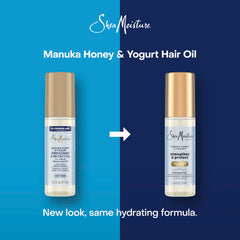 SheaMoisture oil texture on hand demonstrating non-greasy absorption and hydration