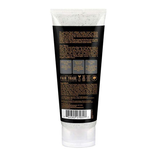 SheaMoisture textured gel close-up revealing exfoliating particles