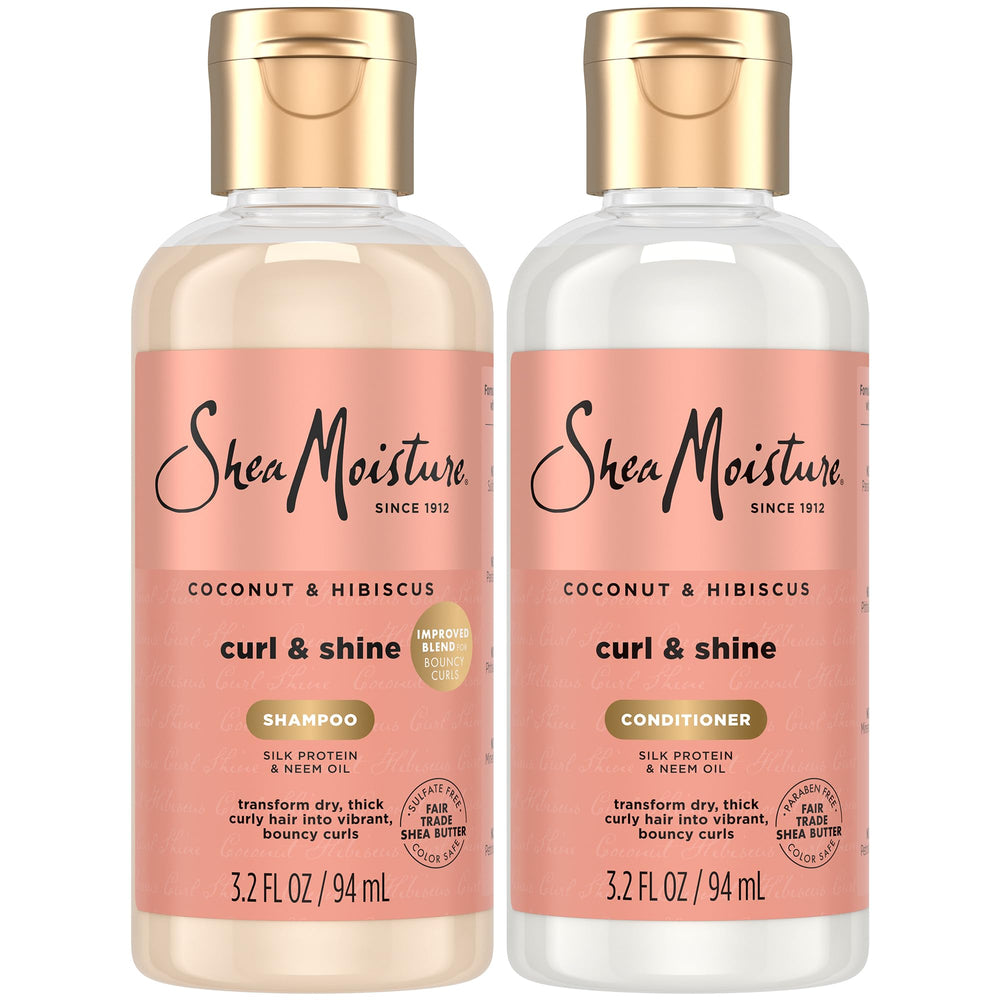 SheaMoisture travel front packaging showing set and benefits