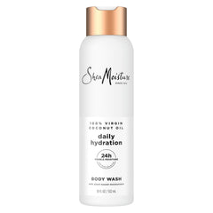 SheaMoisture front packaging of body wash showing brand and hydration benefit