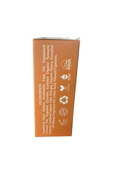 SheaOlein turmeric soap on bathroom shelf styled to suggest daily use