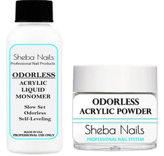 Sheba Nails front packaging sealed kit showing compliance and professional readiness