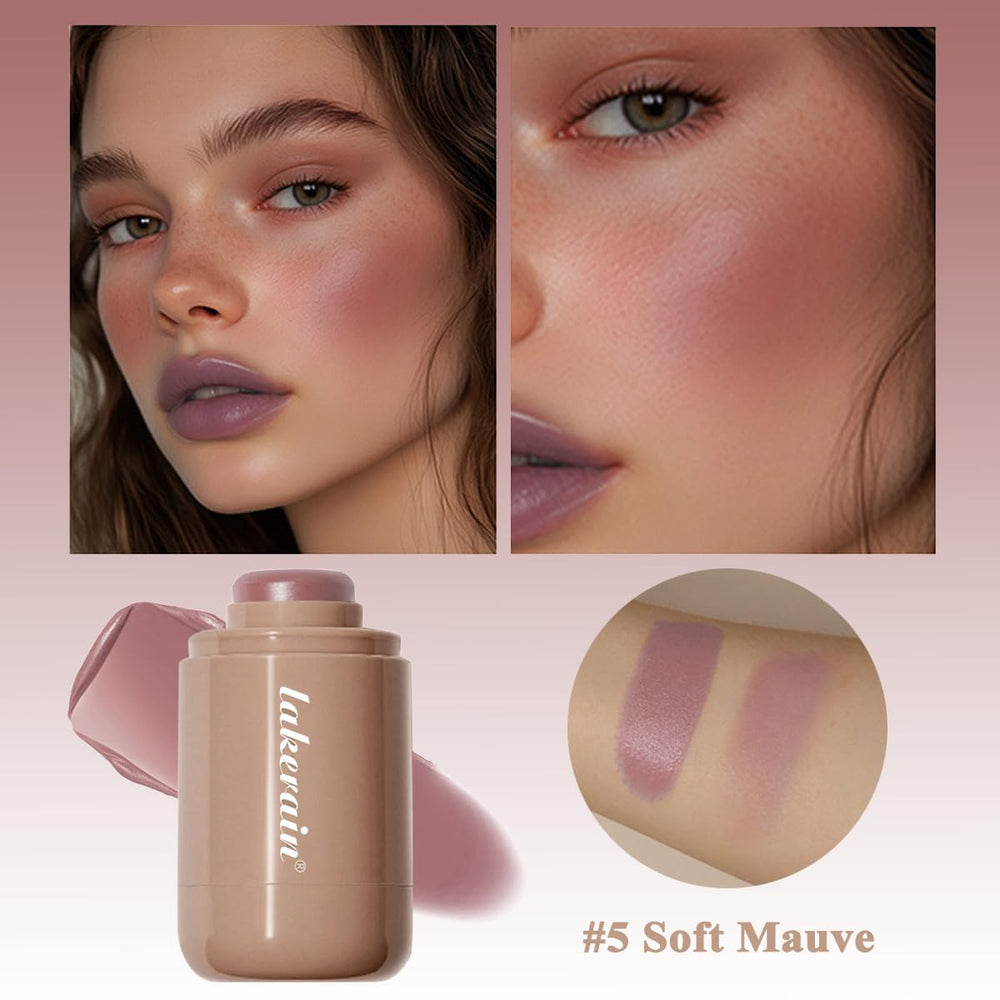 SHEEYOON blush stick open tip texture displaying creamy formula for easy blending