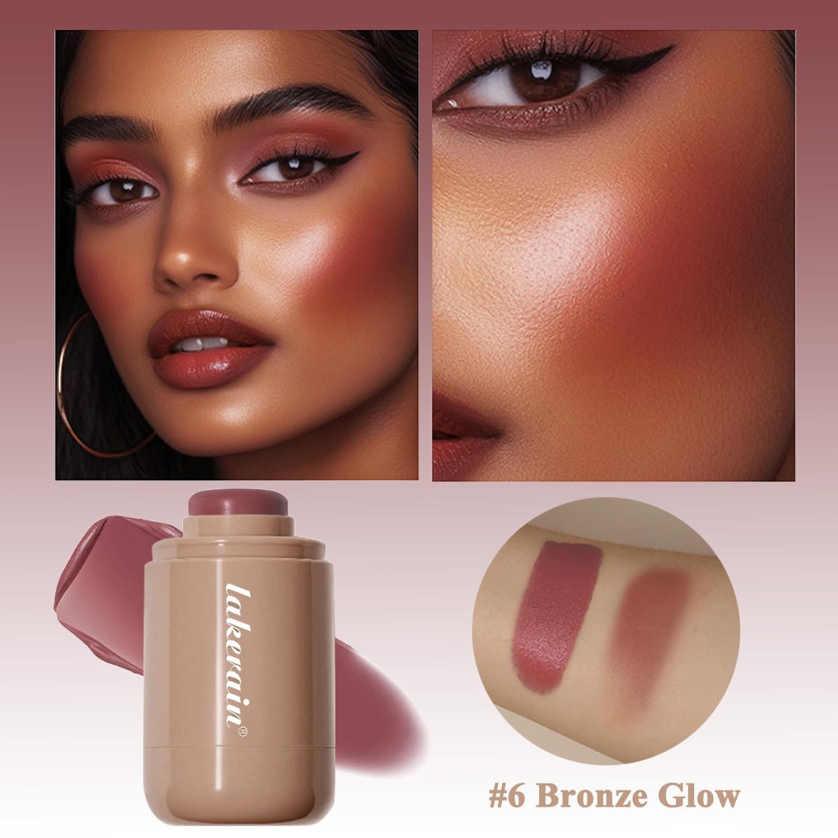 SHEEYOON Bronze Glow swatch on arm highlights creamy texture and easy blending
