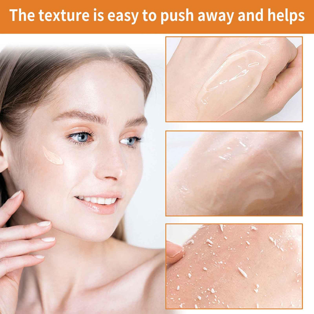 Sheghy using gel on elbow highlighting softening and smoothing effect