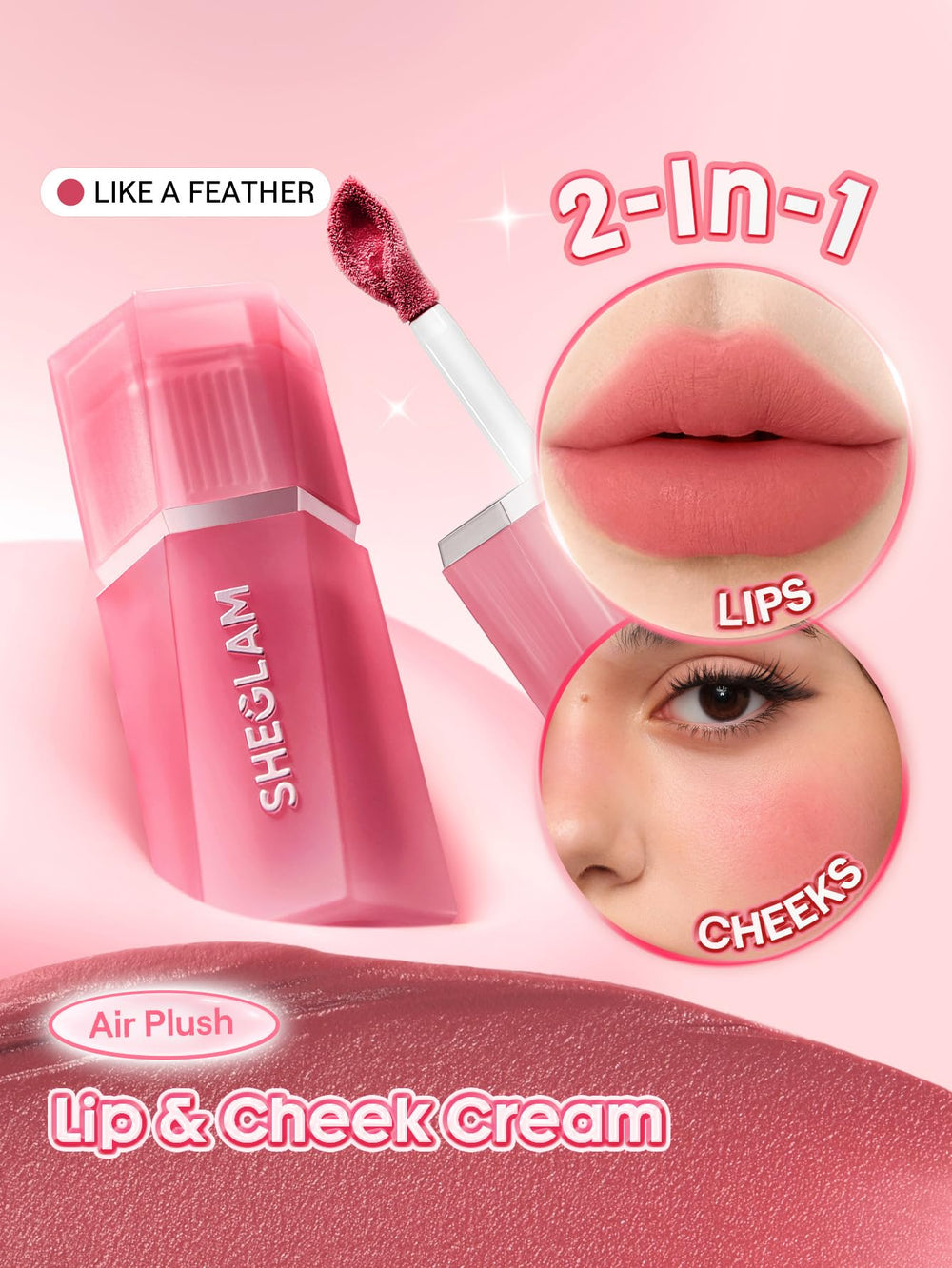 SHEGLAM precision leaf applicator closeup delivering exact placement benefit