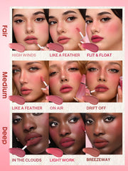 SHEGLAM label detail showing ingredient and shade information for clear identification benefit