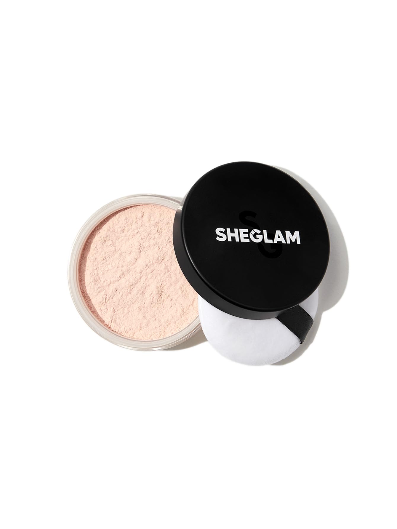 SHEGLAM front packaging showing the baked glow powder and branding, easy identification benefit