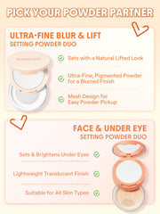 SHEGLAM before and after split face highlighting visible smoothing and mattifying effect