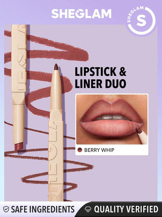 SHEGLAM dual-ended detail highlighting convenience and precise shaping
