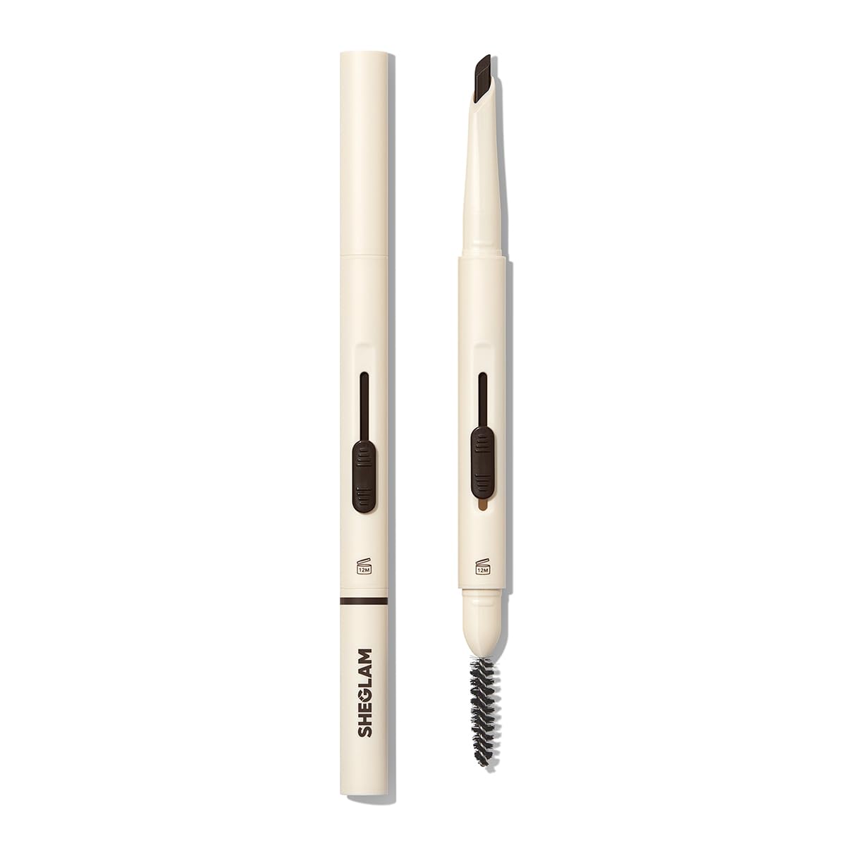 SHEGLAM front packaging showing pencil and spoolie for defined brows