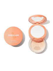 SHEGLAM front packaging showing compact and branding with clean presentation
