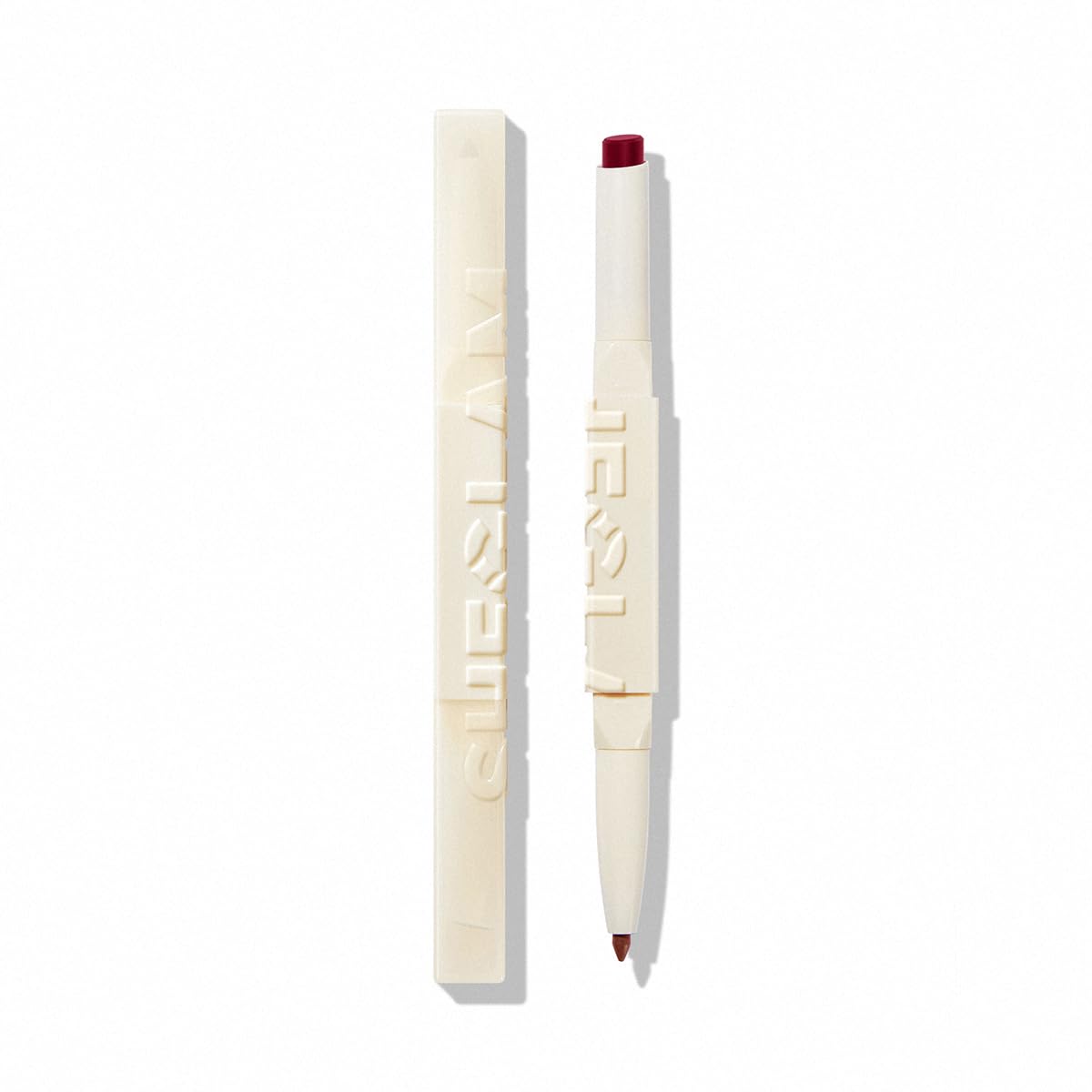 SHEGLAM front packaging showing glossy berry shade and liner for polished results