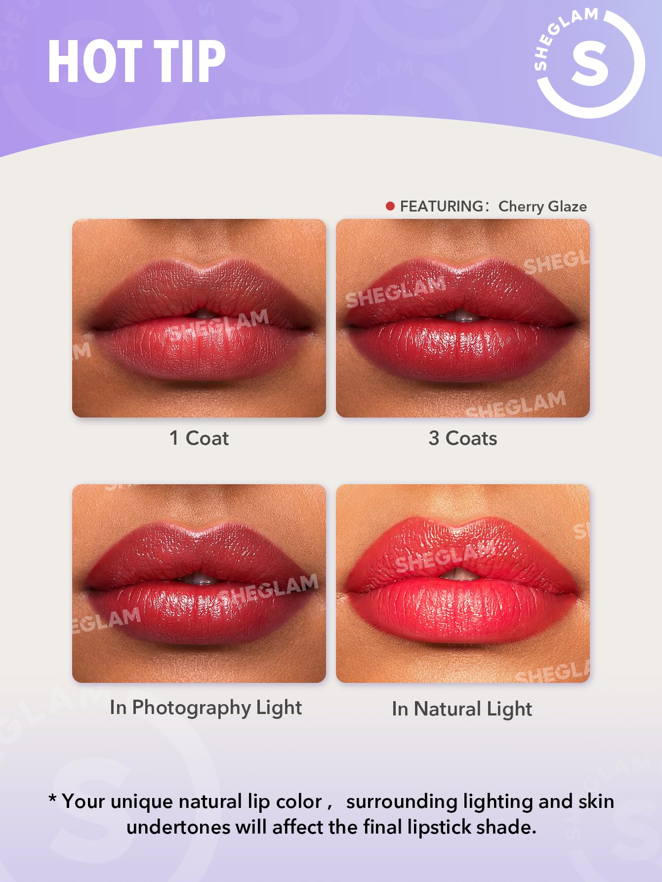 SHEGLAM lifestyle purse image emphasizing portable duo for on-the-go touch-ups
