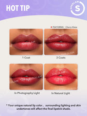 SHEGLAM lifestyle purse image emphasizing portable duo for on-the-go touch-ups