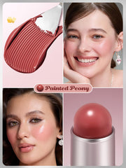 SHEGLAM texture swipe of Painted Peony on arm showing blendable, buildable color