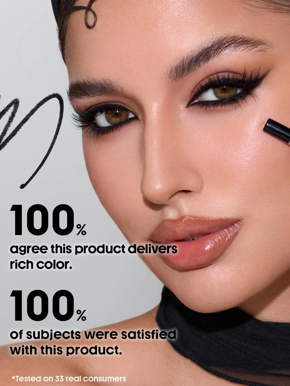 SHEGLAM Boldline sharpened point detail for crisp winged eyeliner