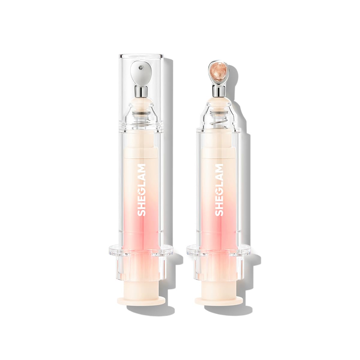 SHEGLAM Booster Shine front packaging showing glossy finish benefit
