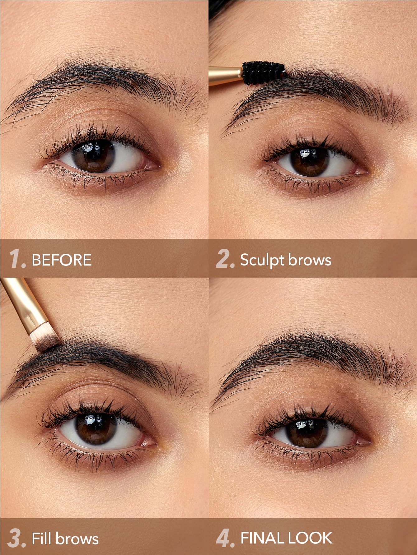 SHEGLAM Boss Brow water droplet test demonstrating moisture-resistant wear performance