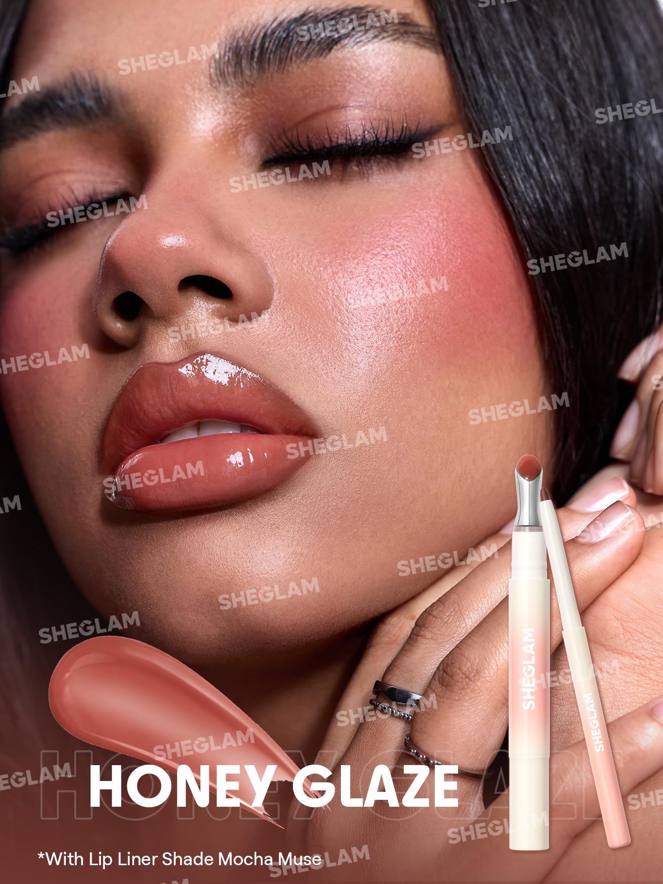 SHEGLAM label and ingredients panel indicating cruelty-free formula