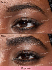 SHEGLAM pen tip detail demonstrating fine microblade strokes for realistic brows