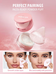 SHEGLAM powder next to a coin for scale to show portable, purse-friendly size