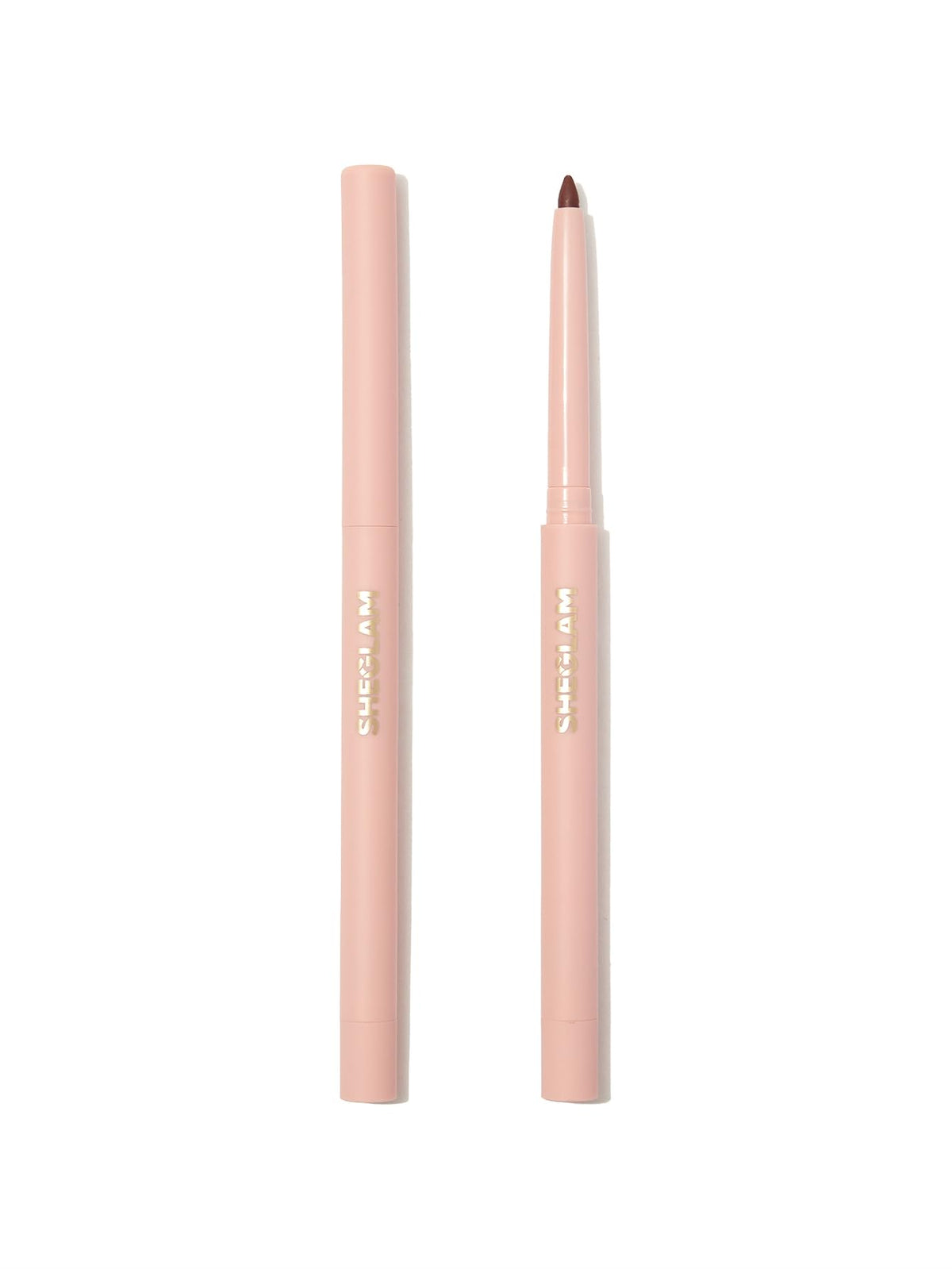 SHEGLAM front view of pencil showing sleek design and clear shade