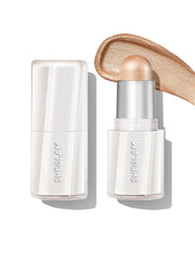 SHEGLAM stick front view showing compact travel-ready highlighter