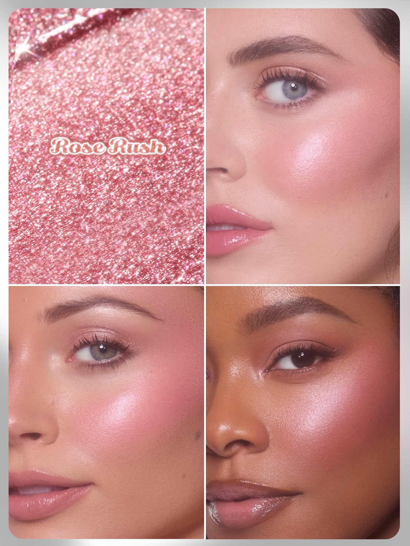 SHEGLAM open twist-up stick revealing creamy rose rush product