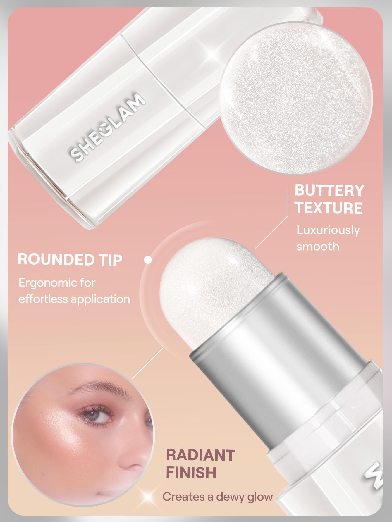 SHEGLAM close-up texture showing buttery cream that blends smoothly