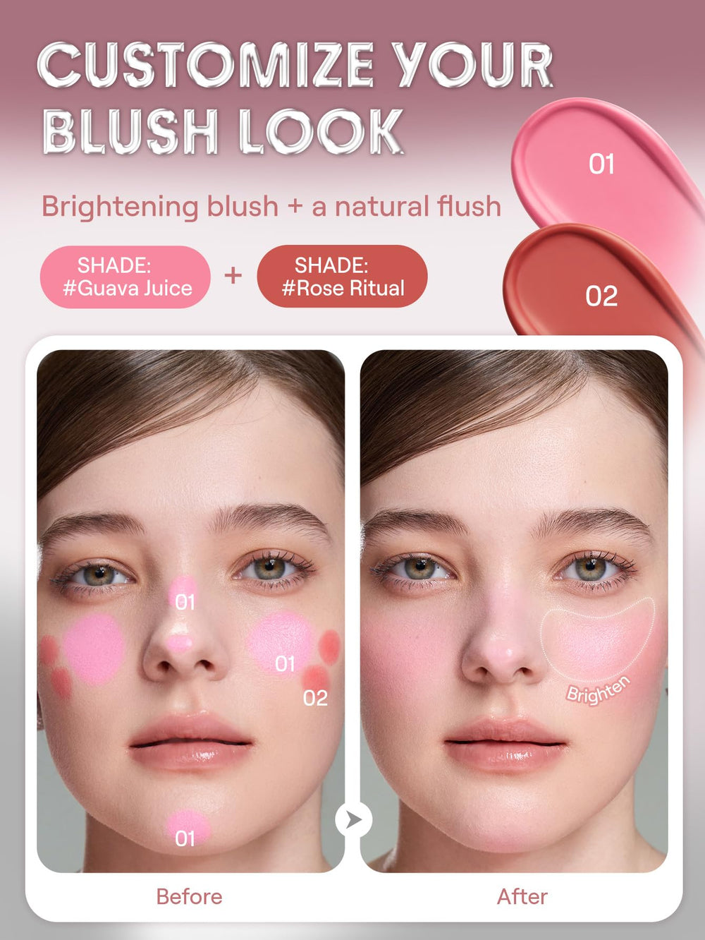 SHEGLAM creamy texture close-up showing smooth formulation for easy blend