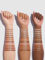 SHEGLAM label showing ingredient list including jojoba and hyaluronic acid