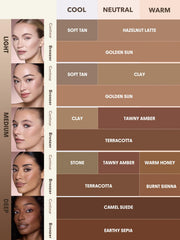 SHEGLAM size comparison next to ruler showing travel-friendly convenience benefit